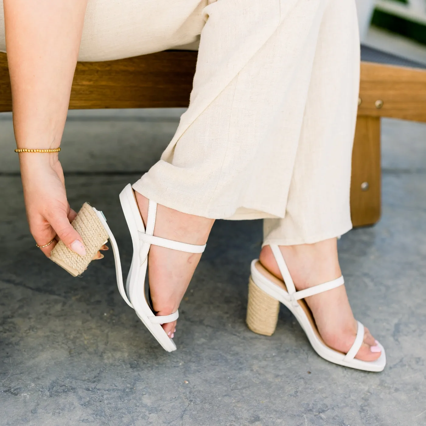 4 Inch Block Heel Kit Espadrille