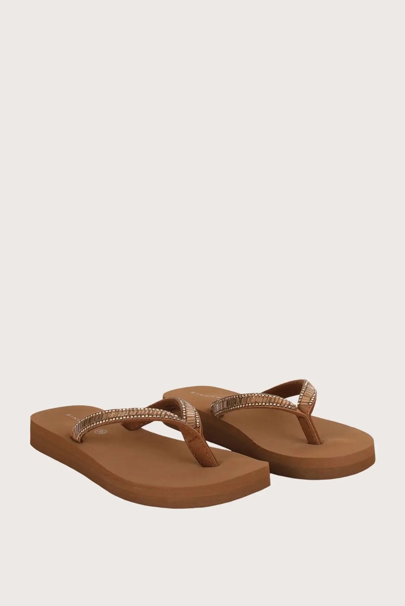 Carlota Low Brown Sandals