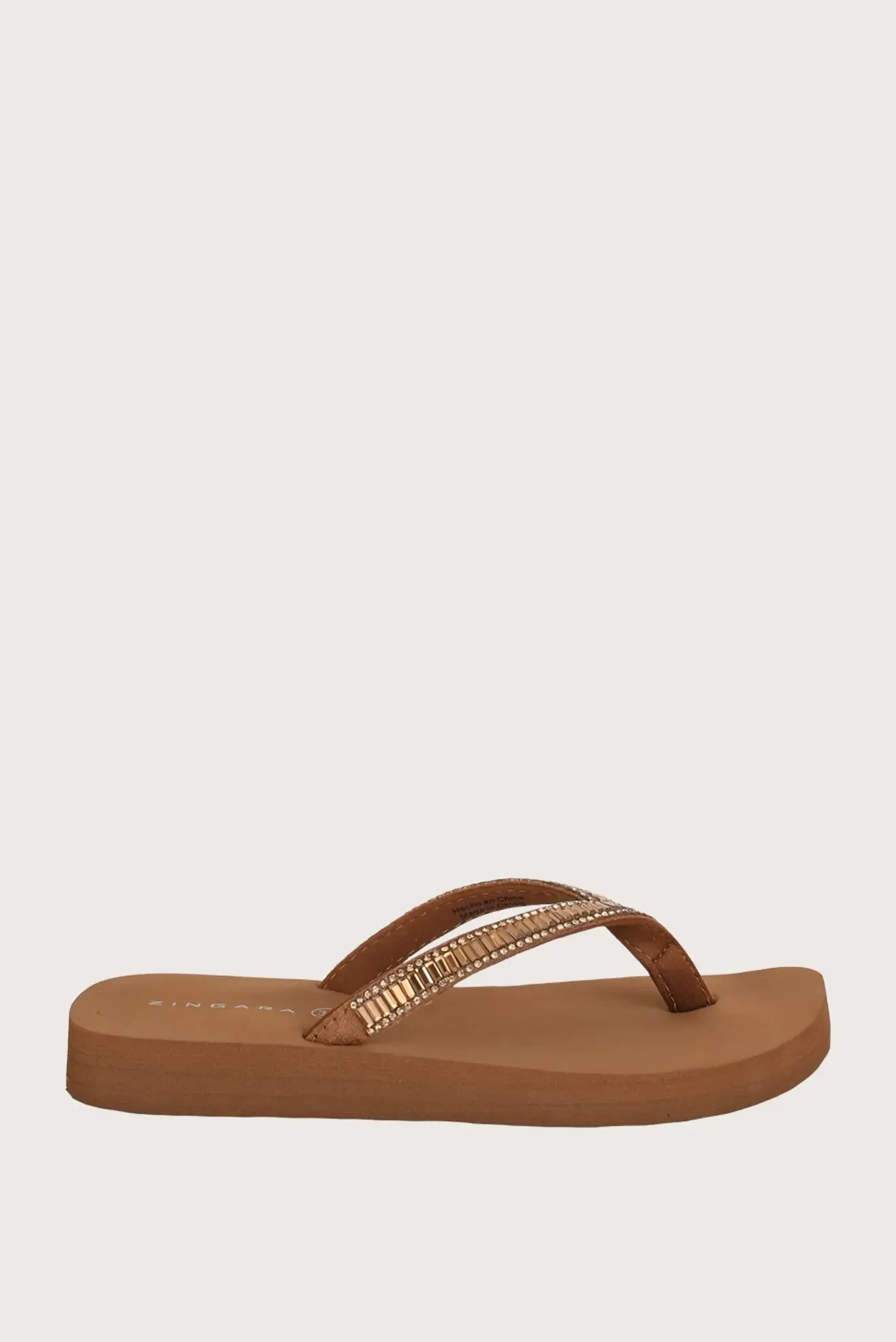 Carlota Low Brown Sandals