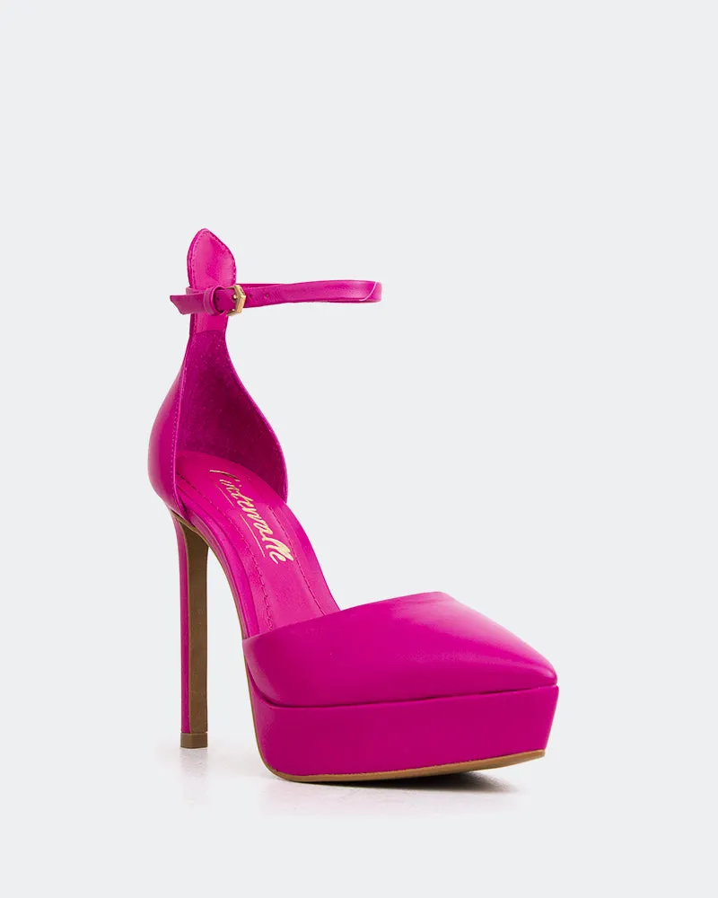 Charmed Fuchsia Leather