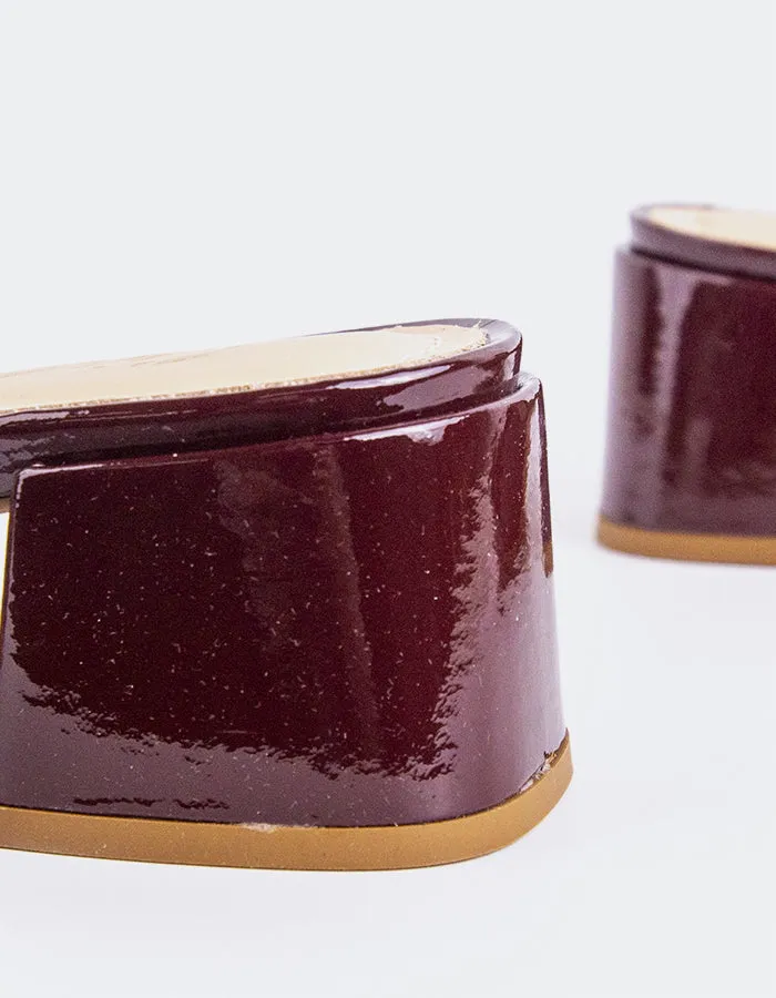 Fortunata Burgundy Patent