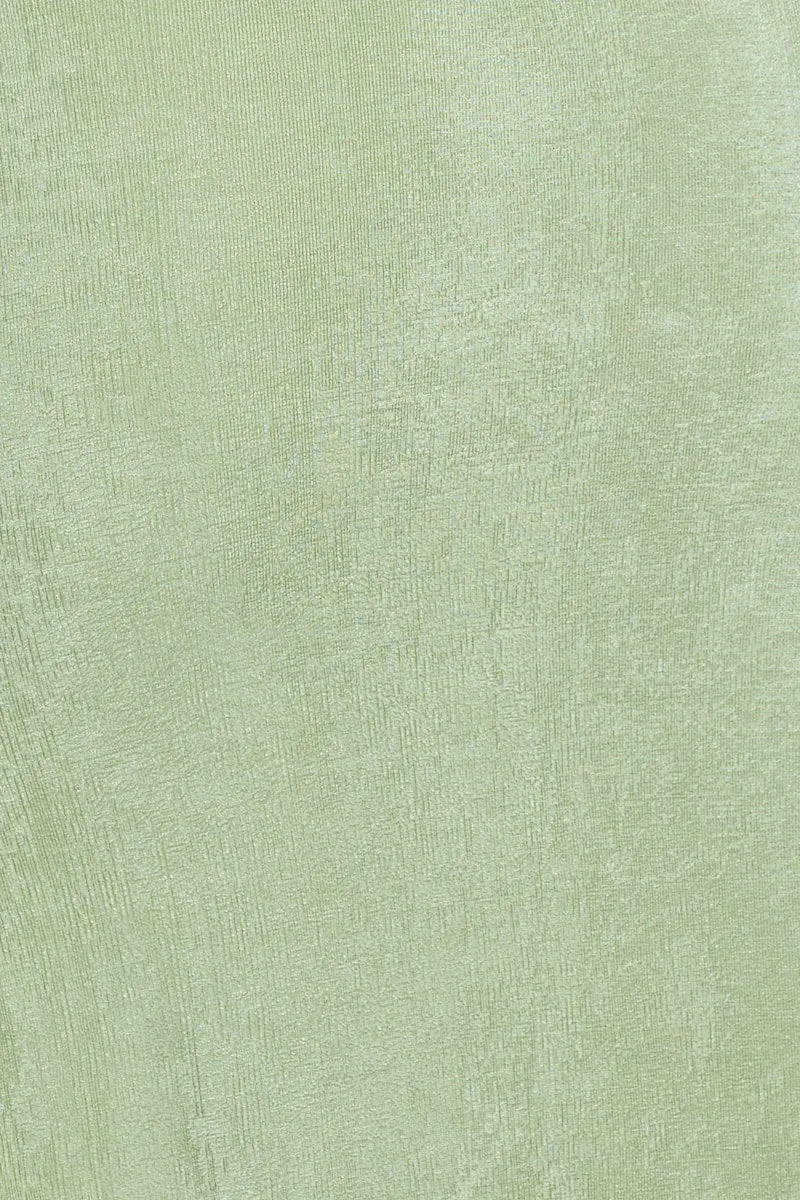 Green Bodycon Dress Long Sleeve Evening