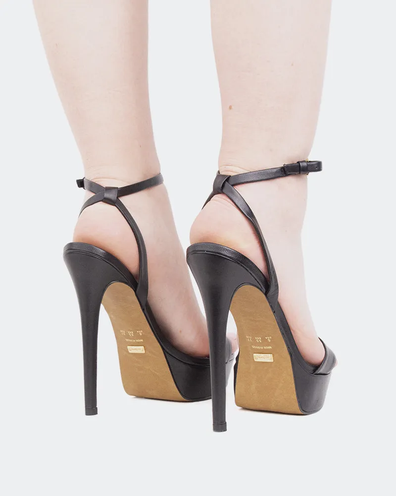 Morena Black Leather