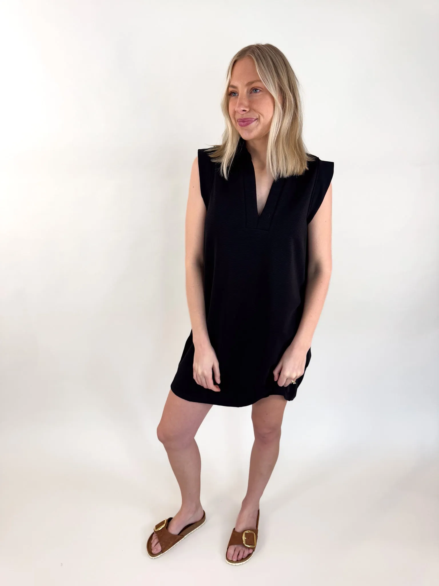Penelope Sleeveless Collared Dress