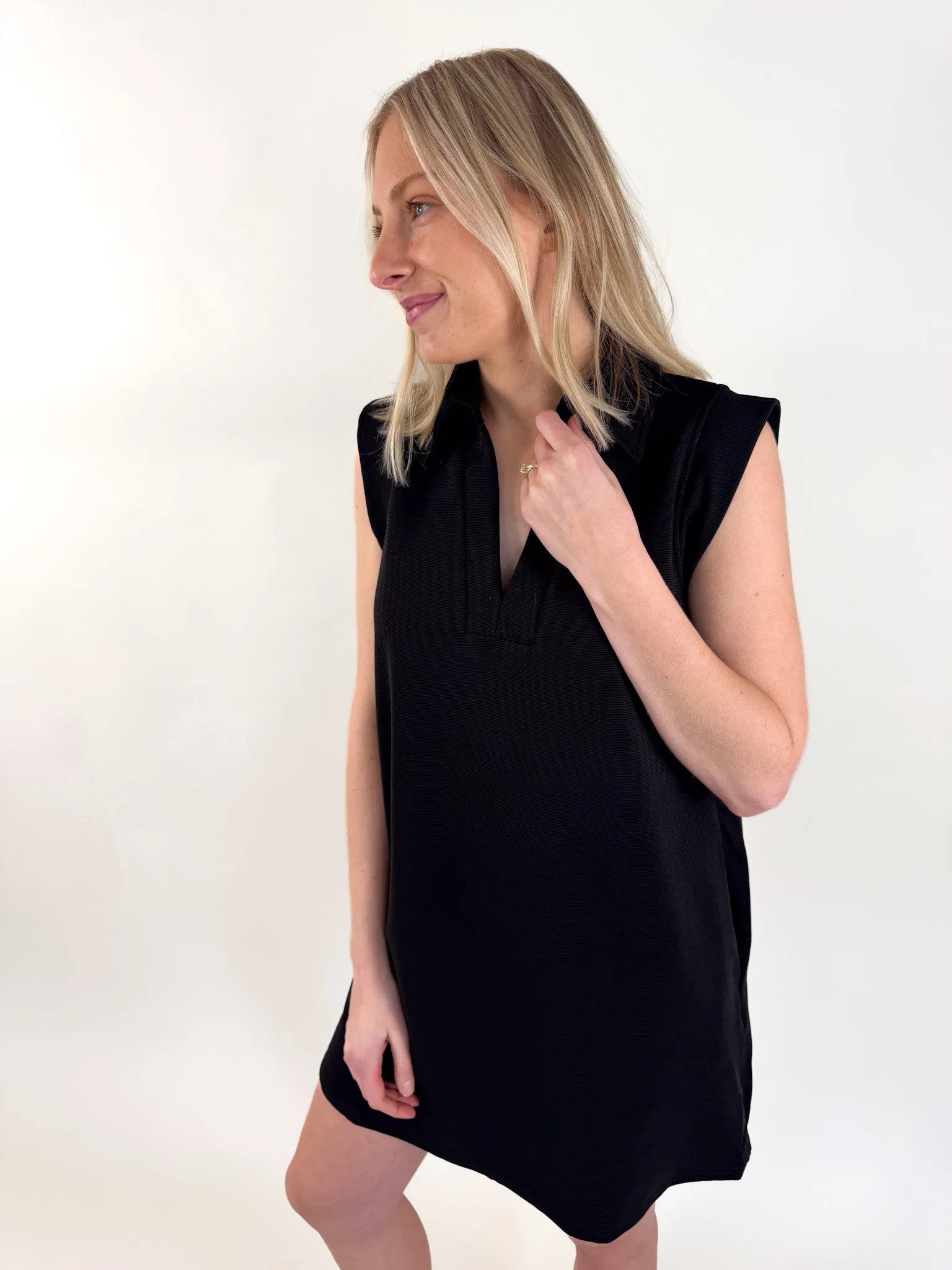 Penelope Sleeveless Collared Dress