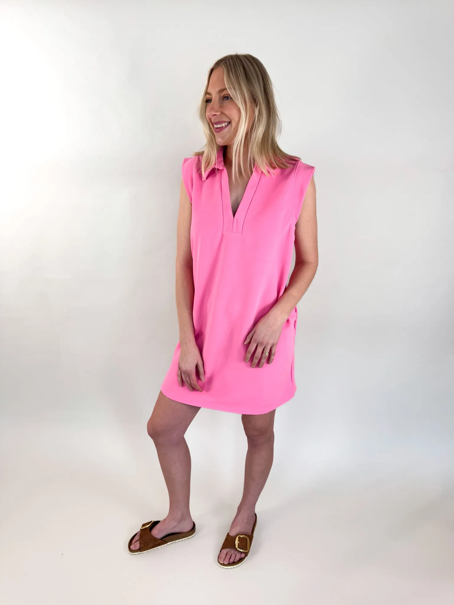 Penelope Sleeveless Collared Dress
