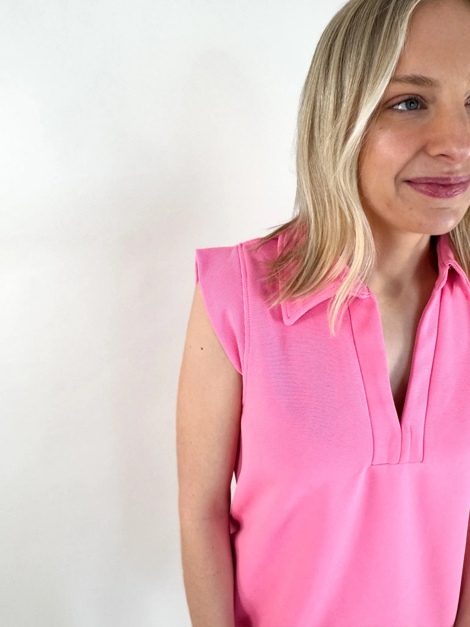Penelope Sleeveless Collared Dress