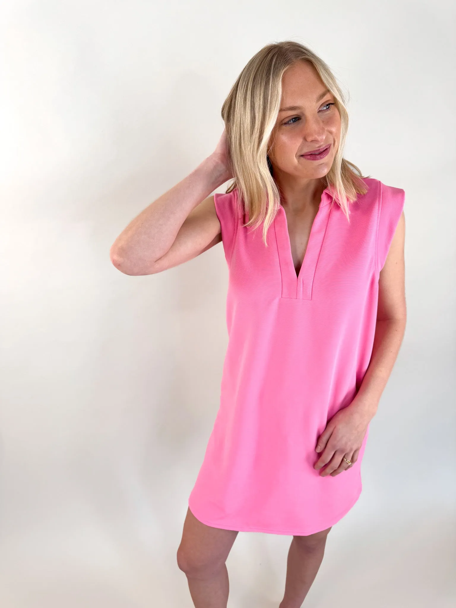 Penelope Sleeveless Collared Dress