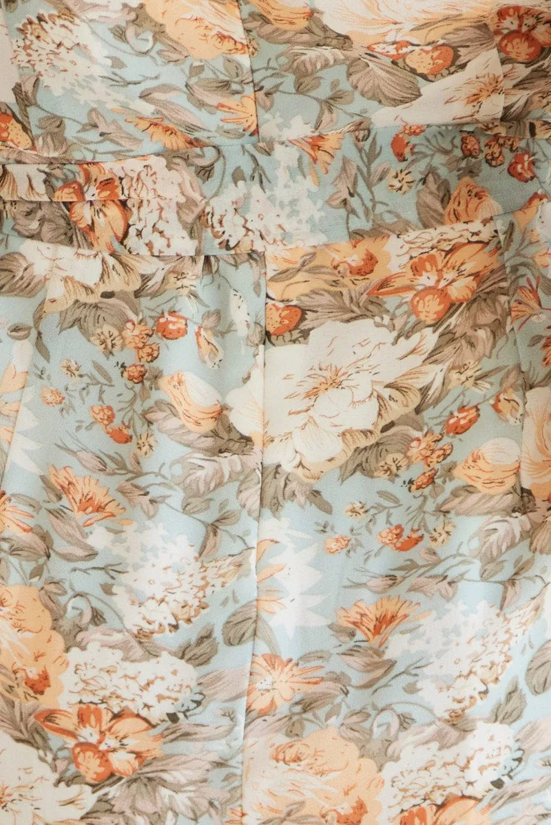 Print Mini Dress Long Sleeve Evening
