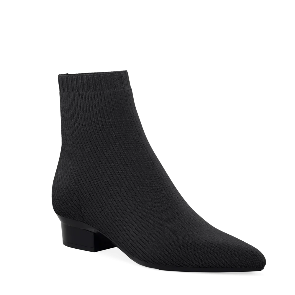 The Bootie - Coal Knit   Stiletto Heel Kit 3 Coal - FINAL SALE